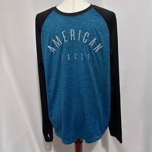 American Eagle Outfitters Men’s 360 Extreme Flex Long Sleeve T-Shirt. Sz: M